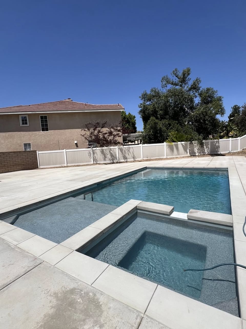 Completed pool build